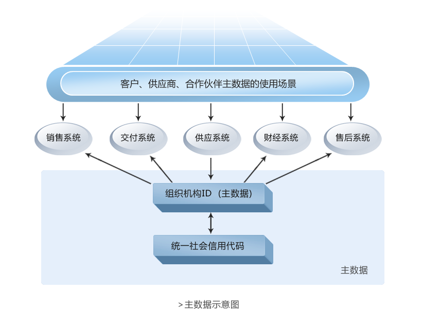 主数据示意图
